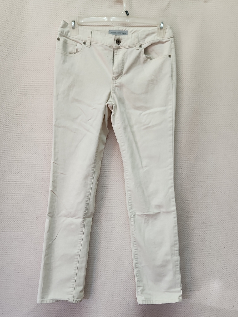 Chico's Platinum Denim Cream Jeans